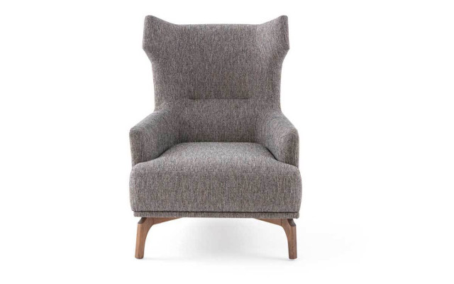 Design Seater Luxury Armchair Relax Textile Gray Armchair Relax Chair Modern Luxury new