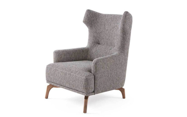 Design Seater Luxury Armchair Relax Textile Gray Armchair Relax Chair Modern Luxury new