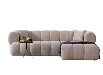 Gray Living room Corner sofa L-shape Modern Modern new Luxury Sofa Corner Sofa