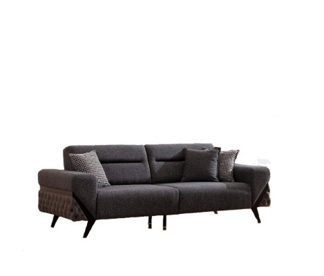 Sofa 3 Seater Design Sofas Upholstery Couches Gray 3 Seater Relax Seat Furniture Modern new