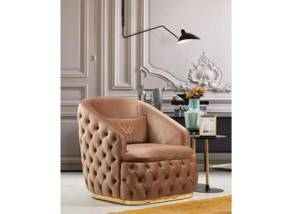 Design Seater Luxury Armchair Relax Textile Armchair Relaxation Chair Modern Chesterfield