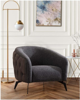 Design Seater Luxury Armchair Relax Textile Modern Armchair Relax Chair Modern