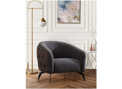 Design Seater Luxury Armchair Relax Textile Modern Armchair Relax Chair Modern