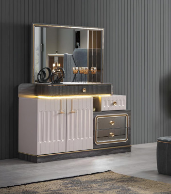 Chest of drawers Mirror Luxury Console Sideboard Design Bedroom Chests of drawers