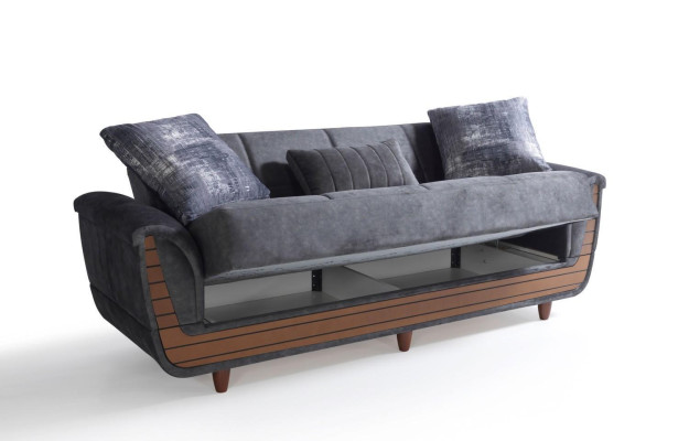 Sofa set 3+2+1+1 Wood Living room Luxury Sofa Modern Fabric Complete Modern