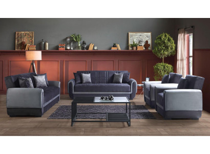 Sofa set 3+2+1+1 Seater Textile Modern Complete Armchair Sofa 3 Seater Luxury 3