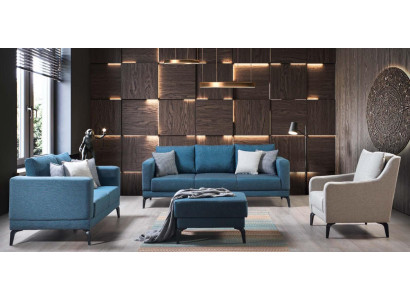 Sofa set 3+2+1 Stool Seater Modern Relax Modern Style 4pcs Luxury Living room