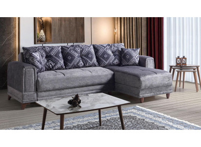 Corner sofa Living landscape Gray L-shape Corner Sofa Living room Corner sofa Modern