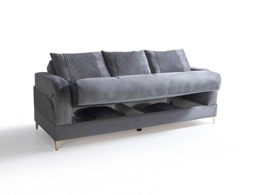 Sofa set 3+3+1+1 Seater Textile Modern Complete Armchair Sofa 3 Seater Luxury