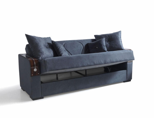 Sofa set 3+1 Seater Textile Wood Sofa 3 Seater Modern Armchair Complete Set 1