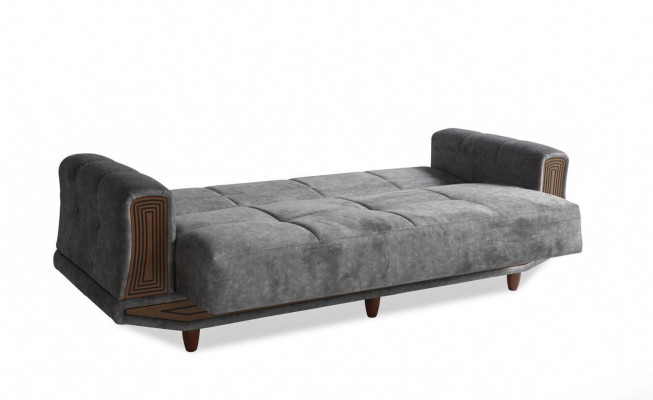 Sofa set 3+2+1+1 Seater Textile Wood Sofa 3 Seater Modern Armchair Complete Set