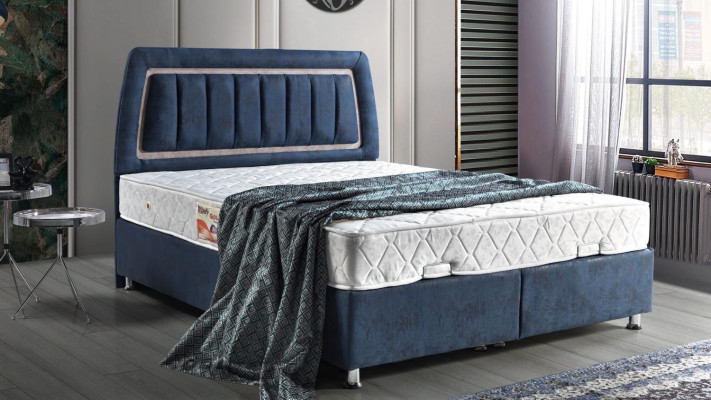 Bed Design Beds Luxury bed base Upholstery Bedroom Furniture Modern Blue