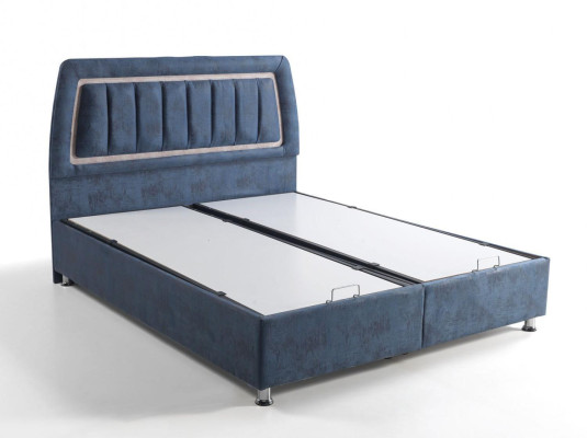 Bed Design Beds Luxury bed base Upholstery Bedroom Furniture Modern Blue