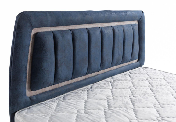 Bed Design Beds Luxury bed base Upholstery Bedroom Furniture Modern Blue