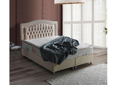 Bed Design Beds Luxury Beige Upholstery Bedroom Furniture Silver Chesterfield
