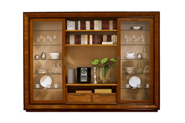 Living room Wardrobe Wall unit Shelf Display case XXL wall units Italian Furniture Wood