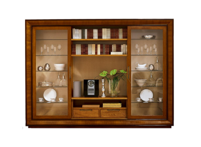 Living room Wardrobe Wall unit Shelf Display case XXL wall units Italian Furniture Wood