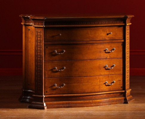 Country House Chest of drawers Wardrobe Wood Cabinets Furniture Consoles Italian Furniture Brown