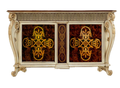 Sideboard Solid Wardrobe Shelf Wood Sideboard Cabinets Luxury Furniture from Italy