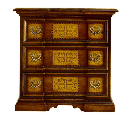 Italian Furniture Brown Classic Chest of drawers Wardrobe Wood Cabinets Furniture Consoles