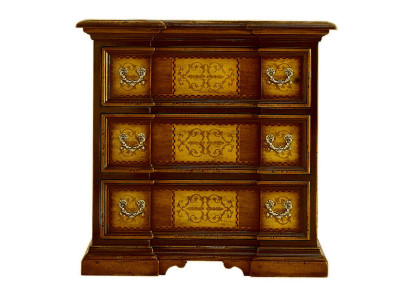 Italian Furniture Brown Classic Chest of drawers Wardrobe Wood Cabinets Furniture Consoles