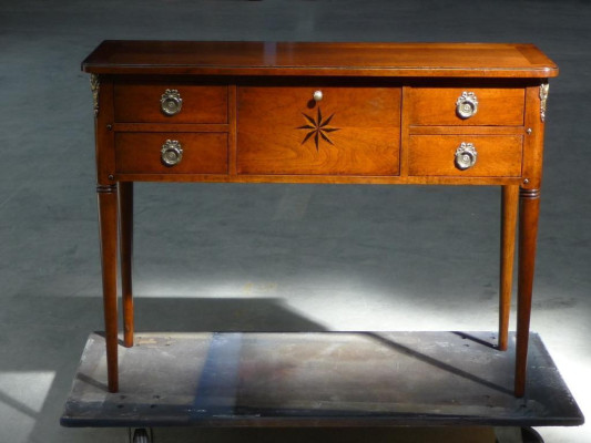 Furniture Style Baroque Design Wood Italian Furniture Console table Brown Sideboard