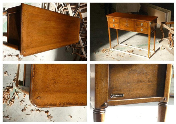Console Side Bedroom Wooden Tables Consoles Classic r Bedside table new