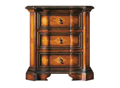 Classic Bedside table Side table Brown Design Nightstand Night Console Furniture