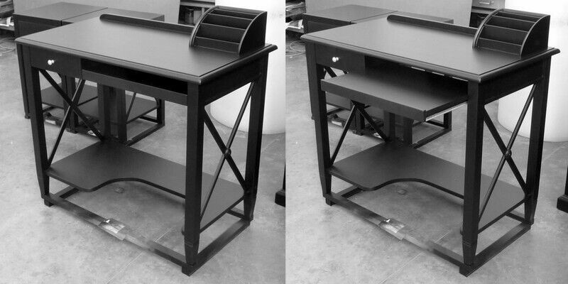 Desk Wood Office Desks Furniture Table Office Computer Country House Real wood