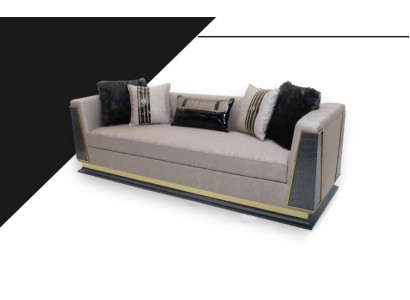 Classic Sofa 3 Seater Design Living room Furniture Three Seater Fabric Sofa