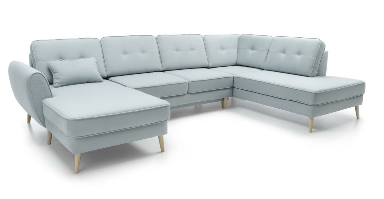 Living room Furniture Corner sofa Textile sofa Design Sofa Corner sofas U-shape Modern Upholstery