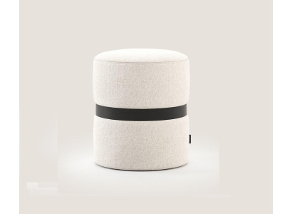Designer White Upholstered Stool Bedroom Furniture Modern Side Stool