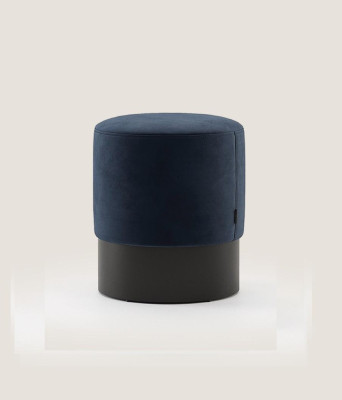 Round Blue Stool Luxury Bedroom Modern Side Stool