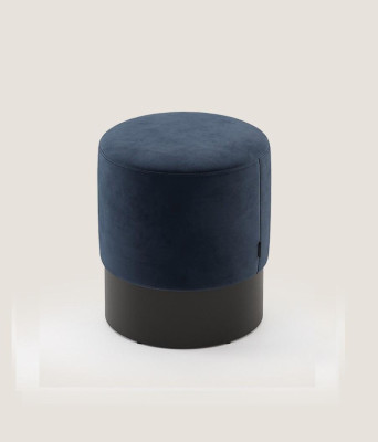 Round Blue Stool Luxury Bedroom Modern Side Stool