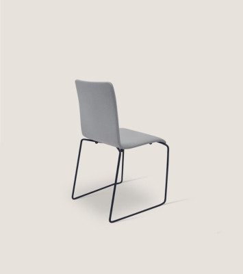 Gray single seater with stainless steel feet Designer Chairs Dining room Furniture new