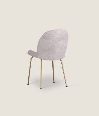 Light gray dining room chair designer upholstered chairs modern single seater