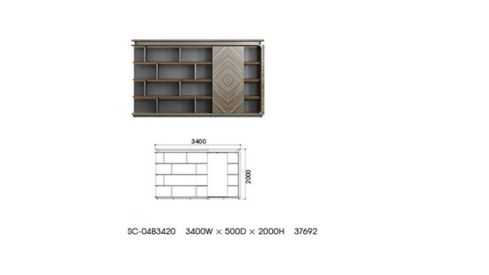 Design Wardrobe Bookcase File Shelf Office Furnishings Shelf Office