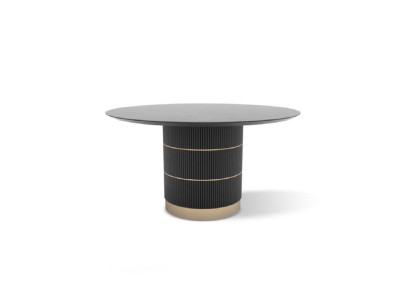 Tables Round Dining table Luxury Dining room Furniture Designer Table Metal base