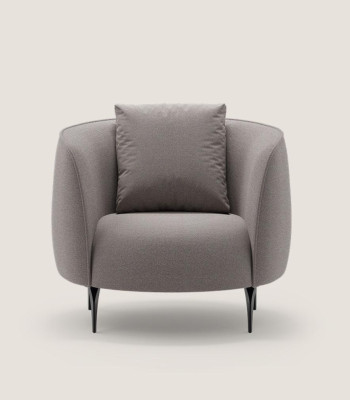 Taupe Modern Armchair Living room Single Seater Luxury Design Upholstery Furniture Lounge