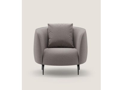 Taupe Modern Armchair Living room Single Seater Luxury Design Upholstery Furniture Lounge
