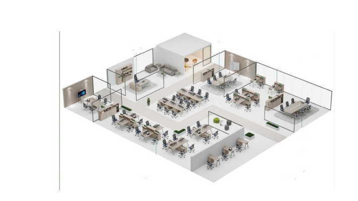 Office desk Conference table Computer desk Table Office desk Furnishings new