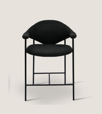 Stylish seating furniture Designer Dining room Chairs with steel legs Modern