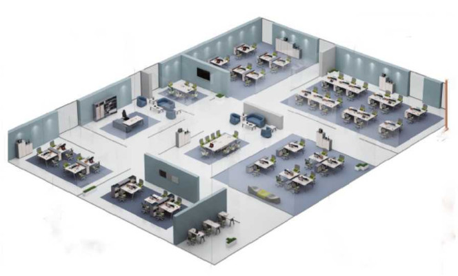 Large Desk Office Furnishings Team Table Designer Office furniture