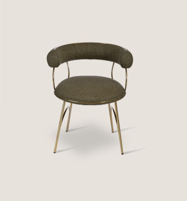 Designer Green Dining room chair Luxury Single Seater Modern Dining room Furniture