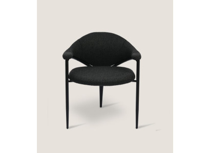 Black Designer Chair Luxury Dining room Single Seater Modern Furnishings