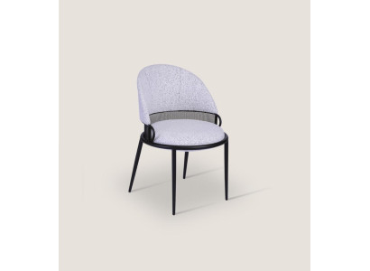 White Dining room chair Luxury Chairs Upholstery Single Seater Textile Style Furniture