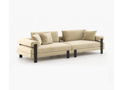 Designer Sofa 2 Seater Modern Couch Upholstery Beige Sofas Designsofa new