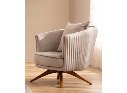 Design Armchair Couch Upholstery Luxury 1 Seater Textile Velvet Single Seater new