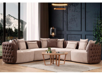 Sofa Furniture Living landscape Luxury Modern Corner suite Corner sofa L-shape Upholstery