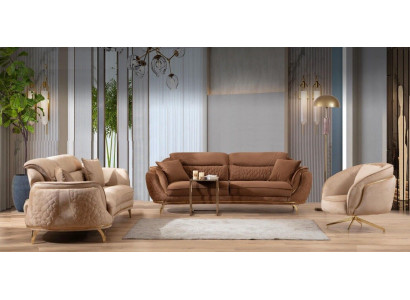 Sofa set 3 3 1 Seater Fabric Couches Upholstery Suite Sofas Design